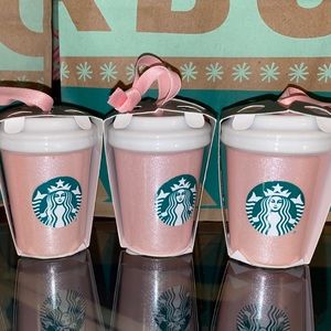Starbucks ornament (pink)